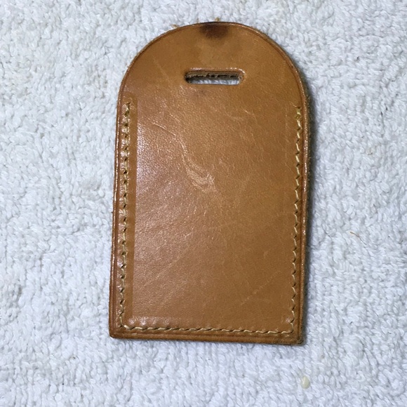 Vintage Louis Vuitton Luggage Tag in Vachetta Leather (nng|) - Picture 6 of 8